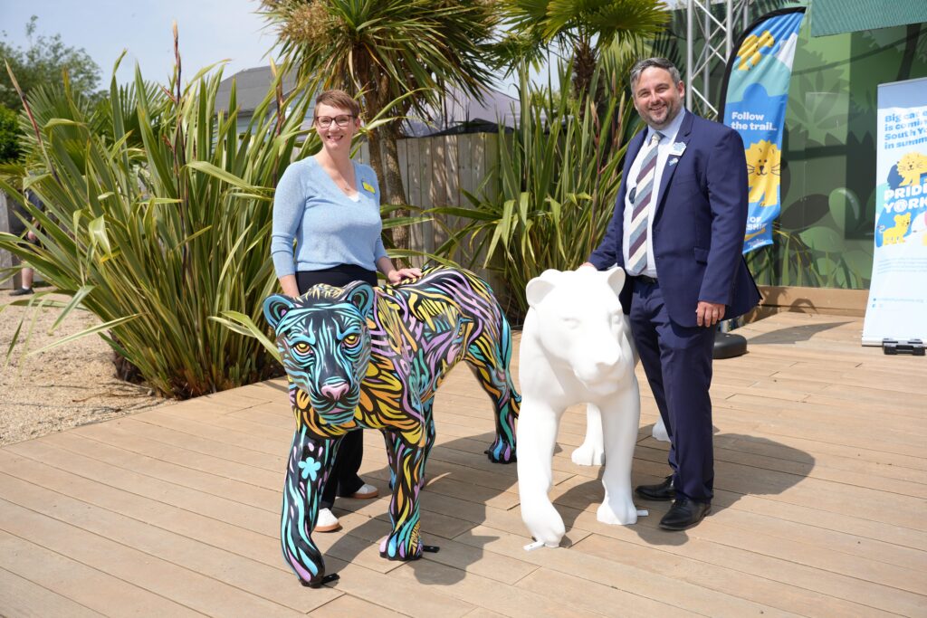 Ruth-Brown-CEO-at-Sheffield-Childrens-Foundation-Trust-and-John-Armstrong-CEO-at-SCHC at Pride of Yorkshire launch event.