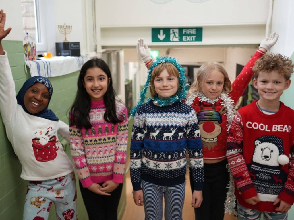 School children fundraising for Sheffield Children's
